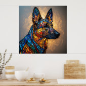 Deutscher Schäferhund Poster (Küche)