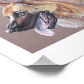 Deutscher Schäferhund Poster (Ecke)