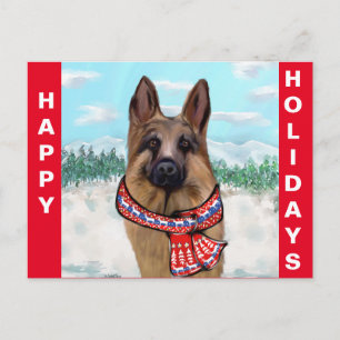 DEUTSCHER SCHÄFERHUND POSTKARTE