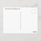 Deutscher Schäferhund Postkarte (Rückseite)