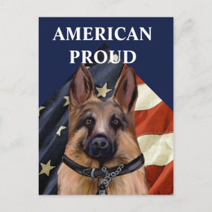 Deutscher Schäferhund Postkarte