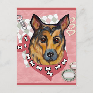 Deutscher Schäferhund Postkarte