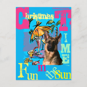 Deutscher Schäferhund Postkarte