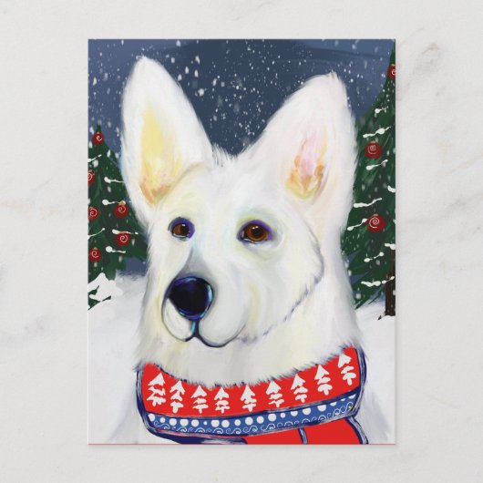 Deutscher Schäferhund Postkarte (Vorderseite)