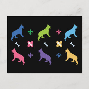 Deutscher Schäferhund Postkarte