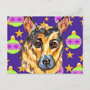 DEUTSCHER SCHÄFERHUND POSTKARTE