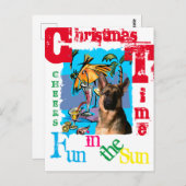 Deutscher Schäferhund Postkarte (Vorne/Hinten)