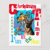 Deutscher Schäferhund Postkarte (Vorderseite)