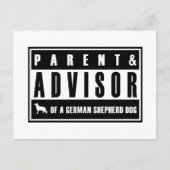 Deutscher Schäferhund Postkarte (Vorderseite)