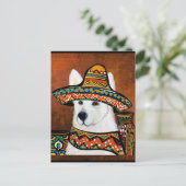 Deutscher Schäferhund Postkarte (Stehend Vorderseite)