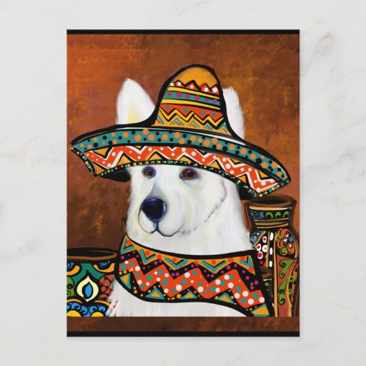 Deutscher Schäferhund Postkarte (Vorderseite)