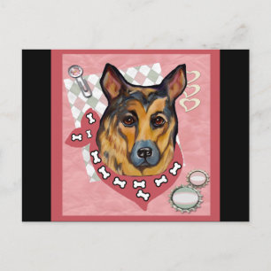 Deutscher Schäferhund Postkarte