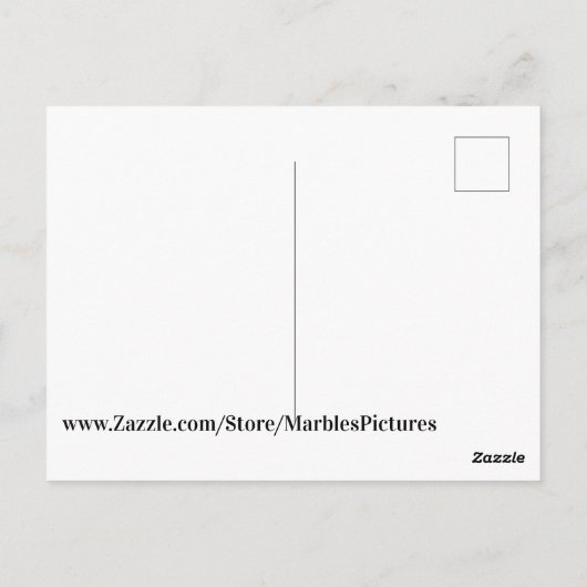 Deutscher Schäferhund Postkarte (Rückseite)