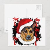 Deutscher Schäferhund Postkarte (Vorne/Hinten)