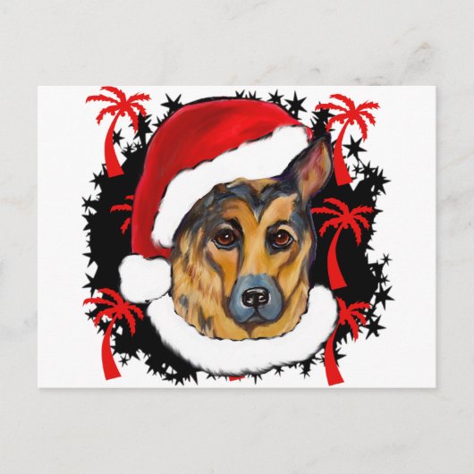Deutscher Schäferhund Postkarte (Vorderseite)