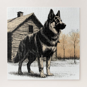 Deutscher Schäferhund Puzzle