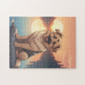 Deutscher Schäferhund Puzzle (Horizontal)