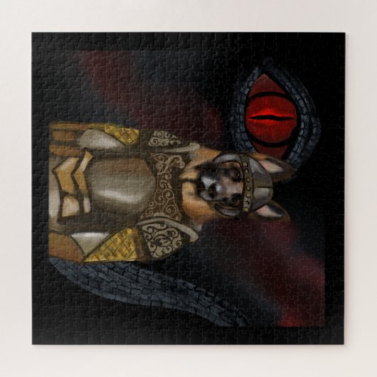 Deutscher Schäferhund Puzzle (Horizontal)