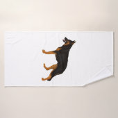 Deutscher Schäferhund Red Black Blanket Badehandtuch (Badehandtuch)