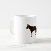 Deutscher Schäferhund Red Black Blanket Kaffeetasse (Vorderseite Links)