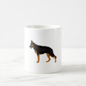 Deutscher Schäferhund Red Black Blanket Kaffeetasse (Mittel)
