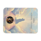 Deutscher Schäferhund Regenbogenbrücke Magnet (Horizontal)