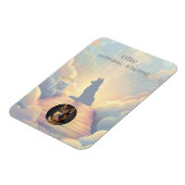 Deutscher Schäferhund Regenbogenbrücke Magnet (Linke Seite)