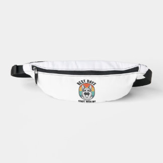 Deutscher Schäferhund Retro Art Vintage Hunde Lieb Bauchtasche