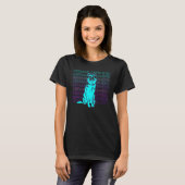 Deutscher Schäferhund Retro T-Shirt (Vorne ganz)