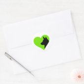 Deutscher Schäferhund Runder Aufkleber (Umschlag)