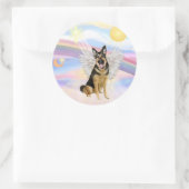 Deutscher Schäferhund Runder Aufkleber (Tasche)