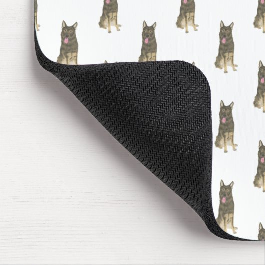 Deutscher Schäferhund (Sable) Mousepad (Ecke)