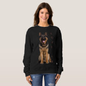 Deutscher Schäferhund Schäfer Hund Mama Vater Lieb Sweatshirt (Vorne ganz)