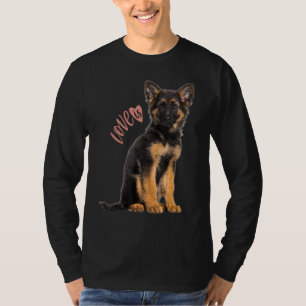 Deutscher Schäferhund Schäfer Hund Mama Vater Lieb T-Shirt