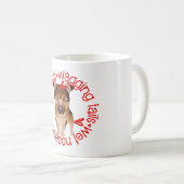 Deutscher Schäferhund, schlampige Küsse Kaffeetasse (VorderseiteRechts)