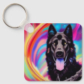 Deutscher Schäferhund Schlüsselanhänger (Vorderseite)