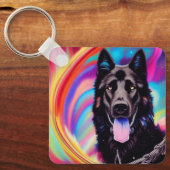 Deutscher Schäferhund Schlüsselanhänger (Vorderseite)