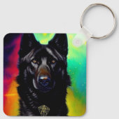 Deutscher Schäferhund Schlüsselanhänger (Rückseite)