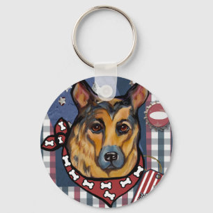 Deutscher Schäferhund Schlüsselanhänger