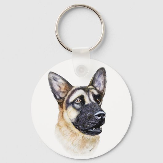 Deutscher Schäferhund Schlüsselanhänger (Vorderseite)