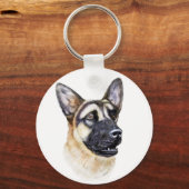 Deutscher Schäferhund Schlüsselanhänger (Vorderseite)