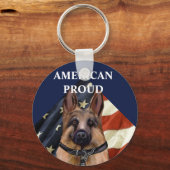 Deutscher Schäferhund Schlüsselanhänger (Vorderseite)