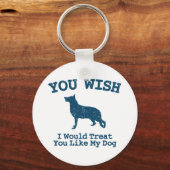 Deutscher Schäferhund Schlüsselanhänger (Vorderseite)