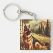 Deutscher Schäferhund Schlüsselanhänger (Vorderseite)