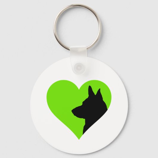 Deutscher Schäferhund Schlüsselanhänger (Vorderseite)