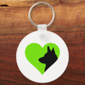 Deutscher Schäferhund Schlüsselanhänger (Rückseite)