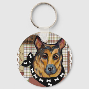 DEUTSCHER SCHÄFERHUND SCHLÜSSELANHÄNGER