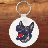 Deutscher Schäferhund Schlüsselanhänger (Vorderseite)
