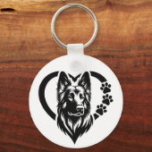Deutscher Schäferhund Schlüsselanhänger (Vorderseite)