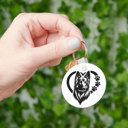 Deutscher Schäferhund Schlüsselanhänger (Hand)